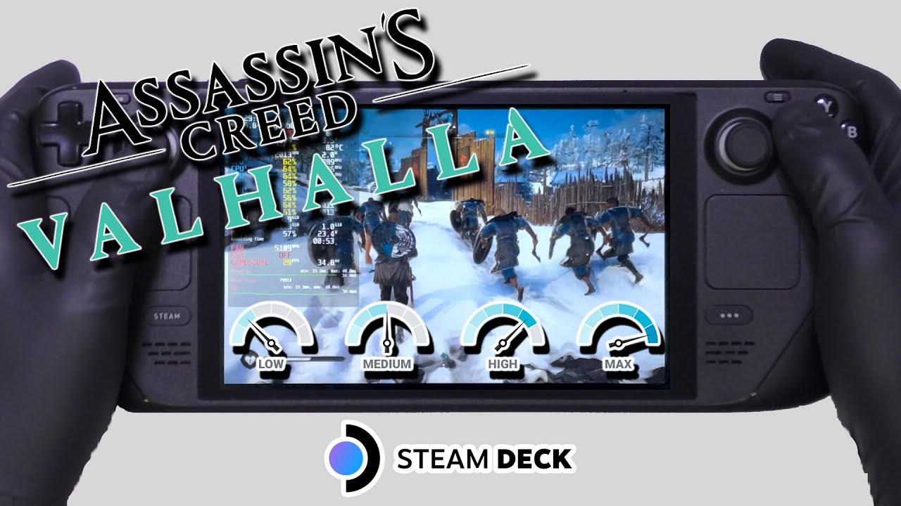 Assassin's Creed Valhalla (steam store) - Steam Deck gameplay