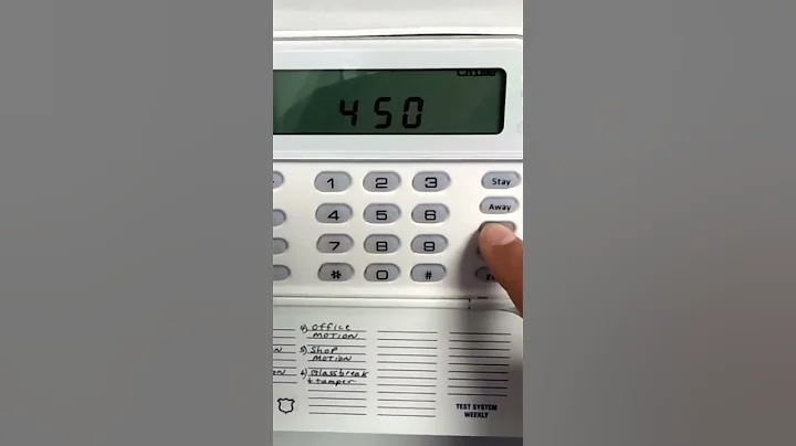 How to turn the chime on and off on a DSC security system