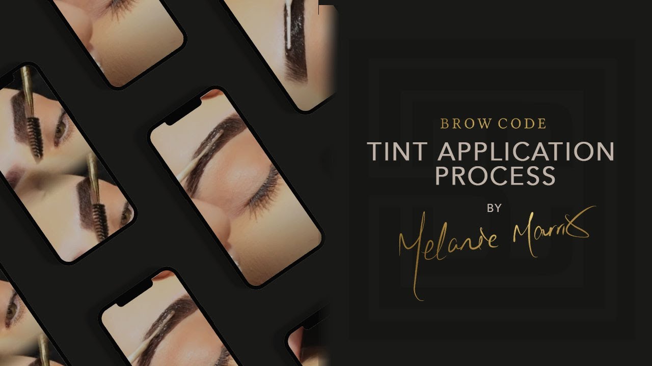 Mmes Tint Application How-To Guide Using Brow Code - Professional Eyebrow Stylist Product