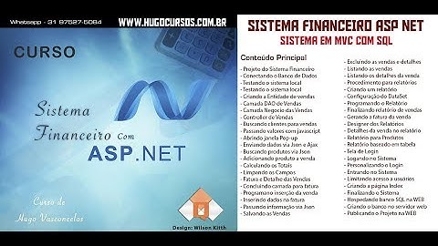 Sistema Financeiro ASP NET - Aula 02 - Projeto com ASP MVC 5