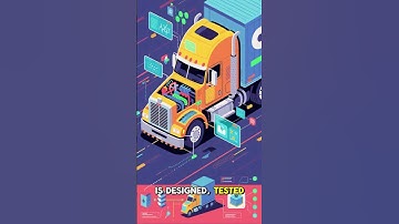 The AI Truck That Drives Itself — No Driver, No Steering, Just Code #AITruck #TechFacts #shorts