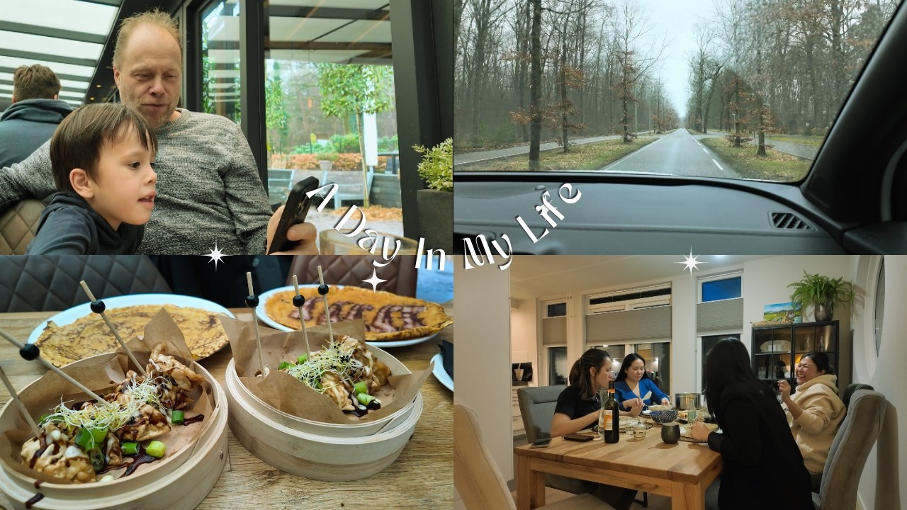Vlog#5 Lunchout  at Dinner with friends. Tinolang paa nang manok!