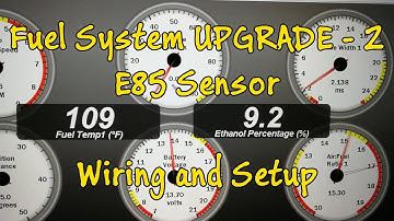Miata E85 Flex Fuel Sensor Wiring and Setup