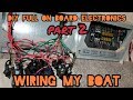 WIRING MY BOAT 2- DIY Full Electronics In Jon Boat