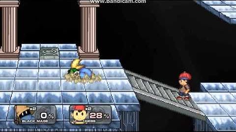 Super Smash Flash 2 0.9 Black Mage vs Ness