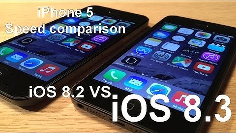 iOS 8.3 vs iOS 8.2 on iPhone 5