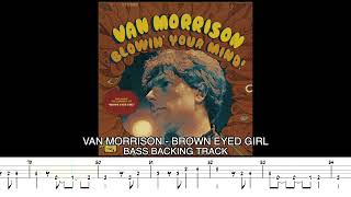 Video thumbnail of "VAN MORRISON - Brown Eyed Girl [BASSLESS BACKING TRACK + TAB]"