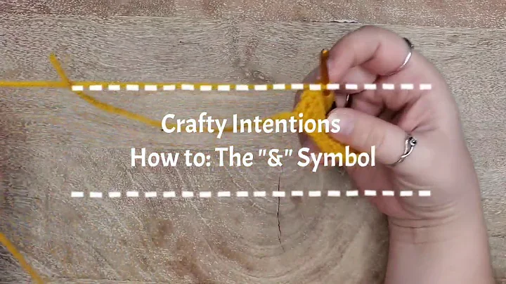 How to follow the "&" Symbol in Crafty Intentions Patterns
