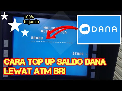 Cara TOP UP Saldo DANA di ATM BRI