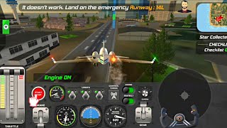 Emergency Landing On Runway 14L - Airplane Pro Flight Simulator - Android Gameplay screenshot 4