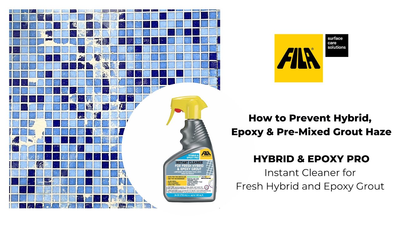 Prevent premixed, epoxy, and hybrid grout haze how to do it YouTube