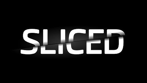 quick sliced text #effect in #inkscape