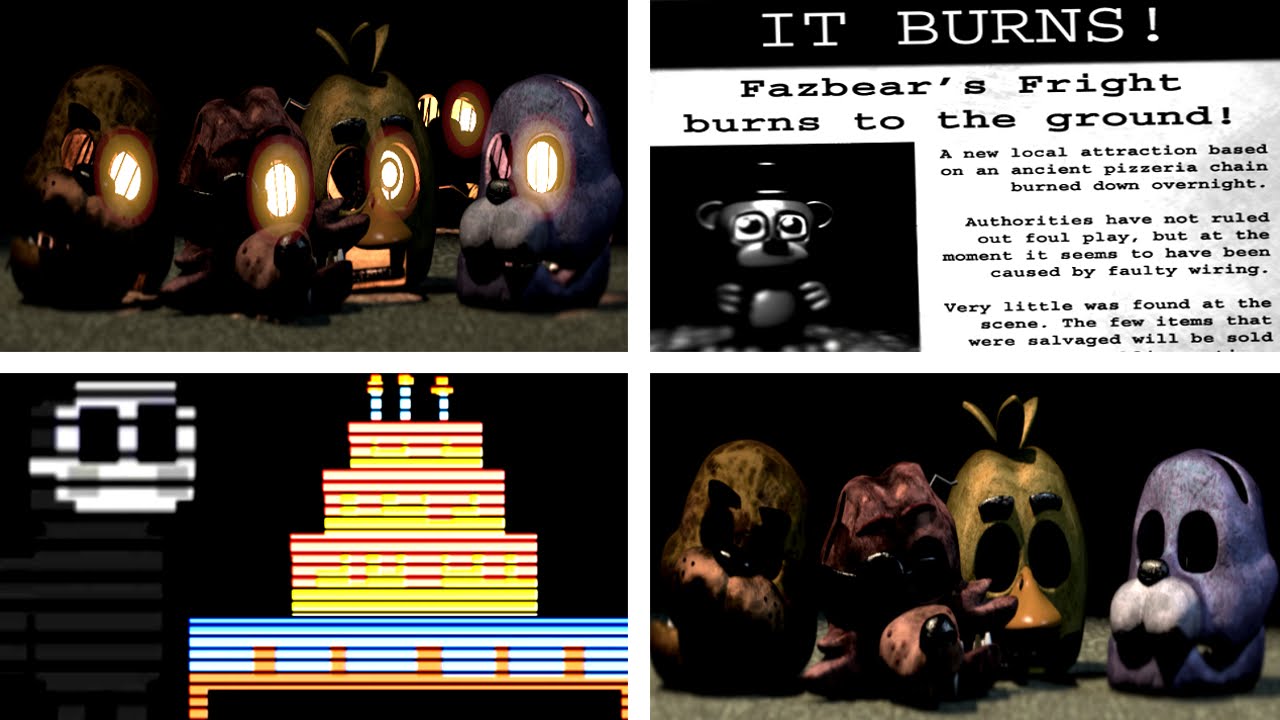 Five Nights at Freddy's 3 Good Ending, Bad Ending & Secret Ending 