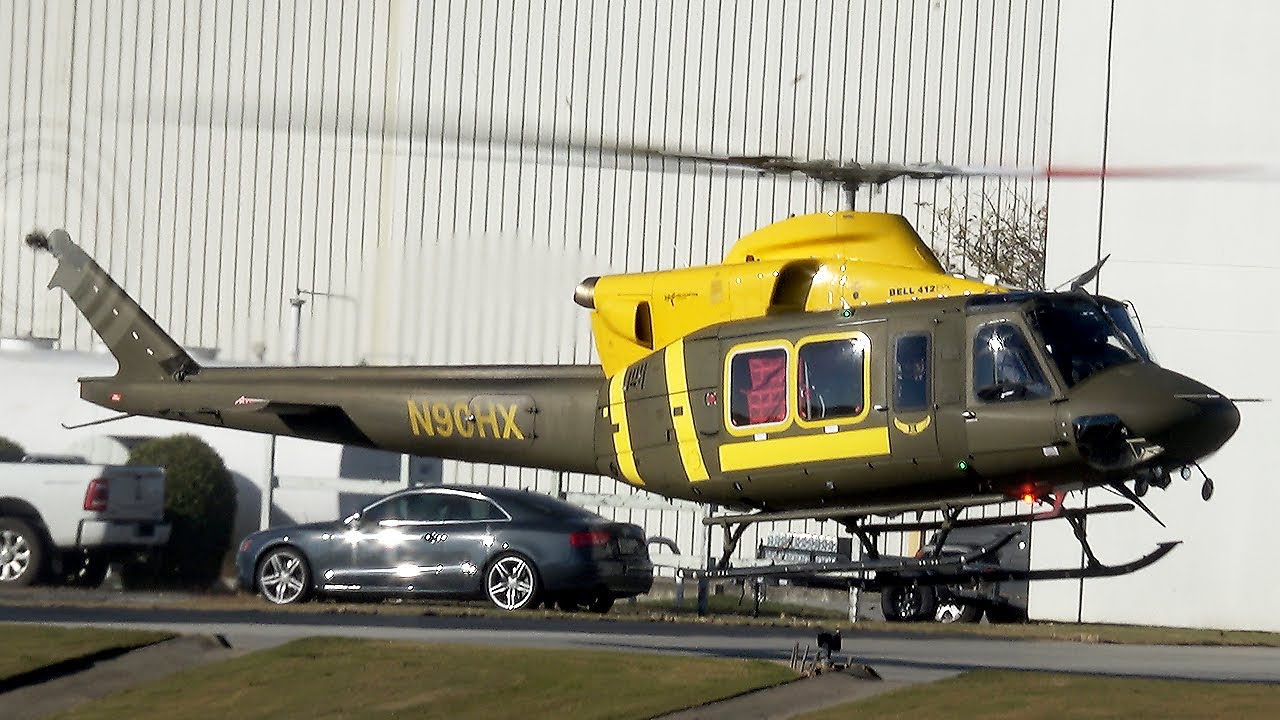 Bell-412EPX,Bell-206, R-22, R-44 : UP Close Helicopters Action