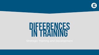 Differences in Training