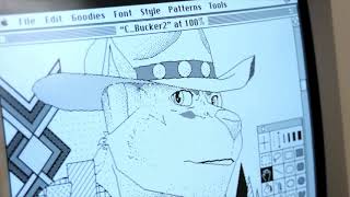 Yee-Haw? | Drawing in MacPaint #4
A commission I was given to draw in MacPaint. I decided to switch to version 2 for this.
Please consider supporting the musician:
https://www.youtube.com/watch?v=oBbftpHb0ns
1990 Apple Macintosh Classic (M0420)
MacPaint (v2.0, 1987)
MacDraw (v1.9.5, 1985) Yee-Haw? | Drawing in MacPaint #4