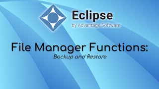 File Manager Functions: Backup and Restore screenshot 1
