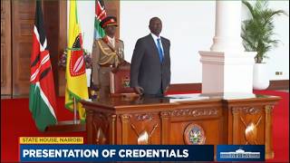 LIVE! President Ruto receives credentials at State House, Nairobi