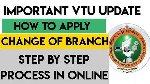 vtu circular today | change of branch (cob) circular  2020-2021 | very important viedo | vtu updates