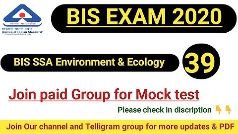 BIS SSA Environment & Ecology  // senior secretariat assistant 2020