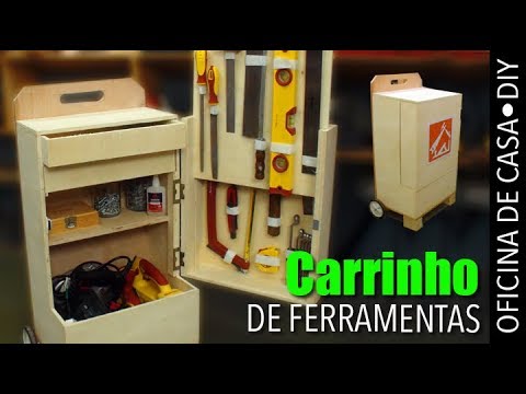 Carrinho de Ferramentas #DIY #Oficinadecasa