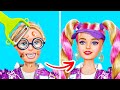 ÜZGÜN BEBEĞİN GÜZELLİK DÖNÜŞÜMÜ! 123GO! CHALLENGE Barbie&#39;nin İnsana Dönüşümü &amp; Mini El İşleri