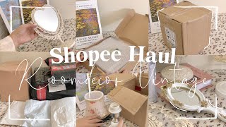 Shopee Haul Room Decor Vintage Aesthetic