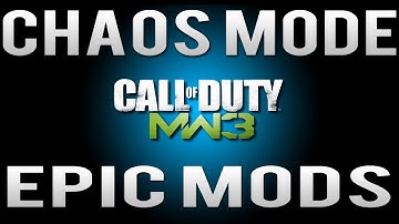 MW3 Mods - Chaos Mode Mods ONLINE + Download Link (USB)
