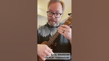 Cool Hawaiian Triplet Ukulele Strum #shorts