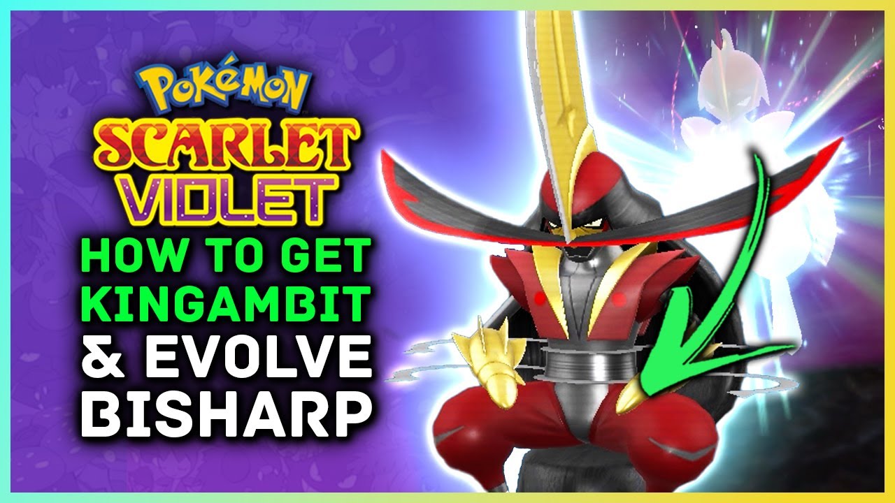 Pokemon Scarlet and Violet: How to evolve Bisharp to Kingambit