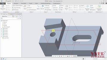 Creo Parametric 4.0 | (Pro/E) | 3D Modelling course | Pan and Zoom Using Mouse