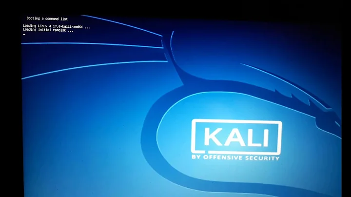 Kali dual boot error: NMI WATCHDOG, soft lockup on cpu