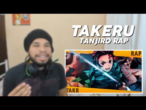 REACT CAÇADOR DE ONI - Tanjiro Rap (Demon Slayer)