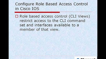 Configuring Role-Based Access Control(CLI View) in Cisco IOS.wmv