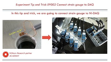 NI instrument and LabVIEW tutorial : connect strain gauge to DAQ