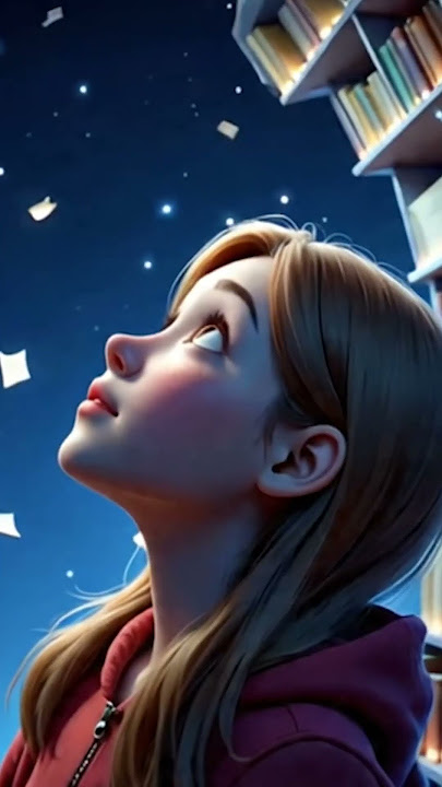 Magical Books That Fly to the Moon! | 1-Minute Bedtime Kids Story
