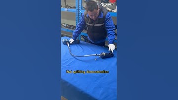How to split the nut quickly? #hydraulic #nutsplitting #tool #batterypowered #batterytool