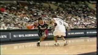 Allen Iverson and Steve Francis showing thier CROSSOVER skills to each other