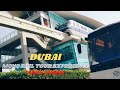 Dubai Monorail Ride Tour | Driverless Trains | 4K | Travel Prabhat
