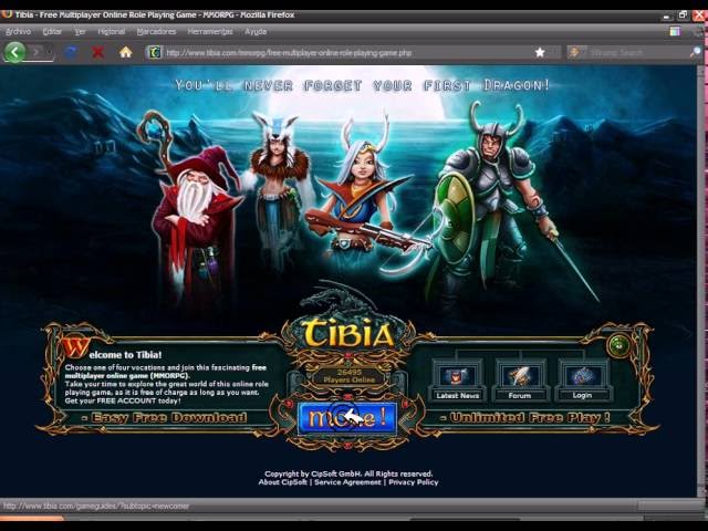 Tibia - Online Game of the Week