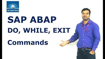 SAP ABAP Statements: Mastering the Do, While, and Exit Commands