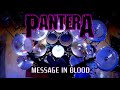 258 Pantera - Message In Blood - Drum Cover