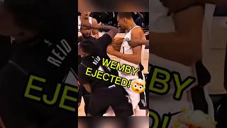 NBA HIGHLIGHTS-Wemby Ejected 🤯  #nba #nbahighlights #short #wemby #spurs #timberwolves #nbaplayoffs