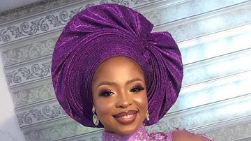 How to tie double fan gele (butterfly) #shortsafrica #diy #gele #shorts #tutorial  #geletutorial