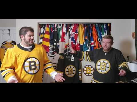 NEW* Boston Bruins Centennial Jerseys (Home, Away, Alternate) 