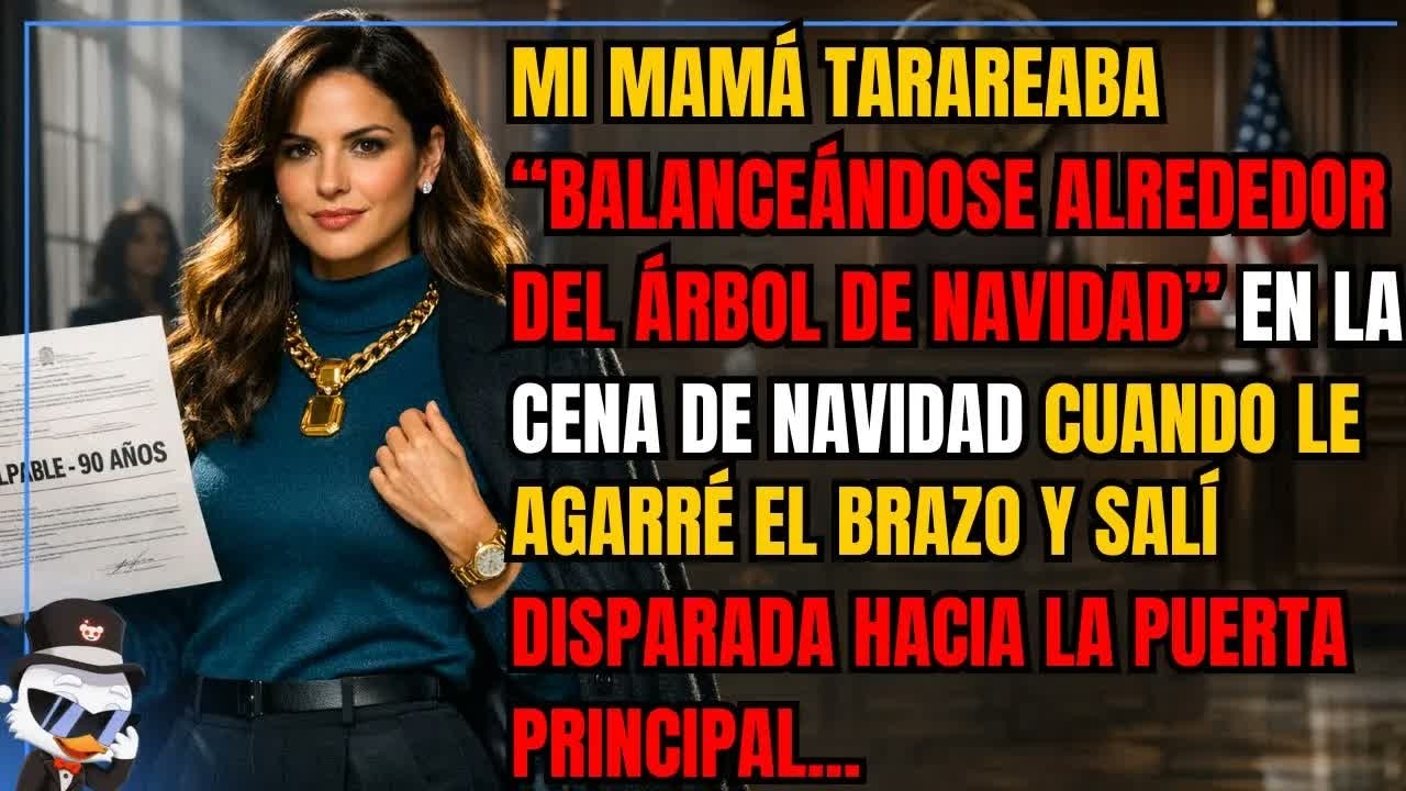 Mi mamá tarareaba ＂Balanceándose alrededor del árbol de Navidad＂ en la cena de Navidad cuando le