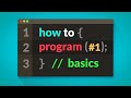 How to Program in C# - BASICS (E01)