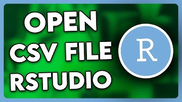 How to Open CSV File in Rstudio (2025)