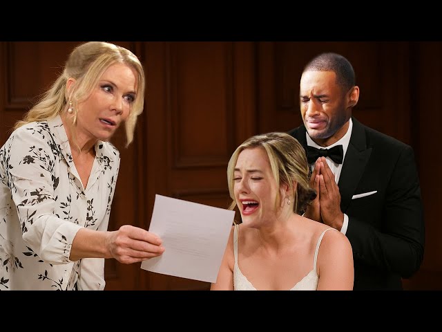Hope cancels wedding after Brooke reveals a terrible secret from Carter's past | Bold and Beautiful - YouTube