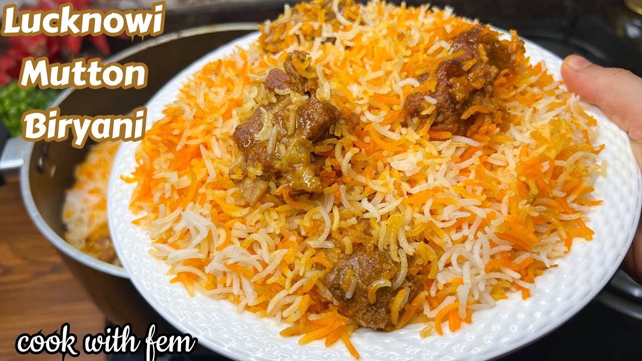 Eid Special Mutton Biryani Easy Lucknowi Mutton Biryani Pet Bharega